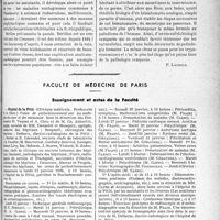 4096 - Page 3571 - Bulletin d'inscription. Nos réunions médicales. Séance solennelle annuelle de la Société de pathologie comparée / Faculté de médecine de Paris. Enseignement et actes de la Faculté