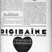 4100 - Page XLIX-3575 - Correspondance. Questions diverses. Prélèvement sur un traitement / Réduction de 10% sur les honoraires d’expertise