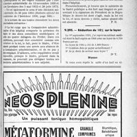 4102 - Page LI-3577 - Correspondance. Questions diverses. Incompatibilité entre les fonctions de Maire, président-né de la Commission administrative de l’hôpital et celles de médecin de l’établissement / Réduction de 10% sur le loyer