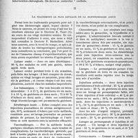 4143 - Page 3606 - Partie scientifique. Travaux originaux. Au chevet des patients. Comment interpréter chez un diabétique, des différentes formes de gangrène des membres ? / Le traitement le plus efficace de la blennorragie aiguë