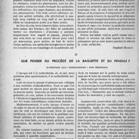 4169 - Page 3620 - Partie professionnelle. Bulletin de l’Actualité. Nos ennemis et les journaux / Que penser du procédé de la baguette et du pendule ?. Attention aux "guérisseurs'non médecins