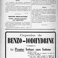 4203 - Page 3642-LVI - Correspondance. Fiscalité. Tenue du livre-journal / Questions médico-militaires. Révision de pension pour aggravation
