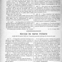 4341 - Page 5048 - Assurances Sociales. Décret du 28 février 1935 fixant les majorations à accorder aux assurés facultatifs / Service de Santé militaire. Arrêté du 30 janvier 1935 sur l’inspection générale technique du Service de santé