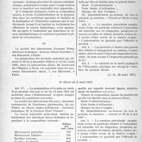 4349 - Page 5052 - Sérums Thérapeutiques. Décret du 14 mars 1935 / Décret du 2 avril 1935