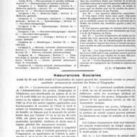 4427 - Page 5114 - Agrégation de médecine. Arrêté du 24 août 1935 relatif à l’Agrégation de médecine / Assurances Sociales. Arrêté du 30 mai 1935 relatif à l'application du régime général des Assurances sociales au personnel auxiliaire permanent du ministère des postes et Télégraphes