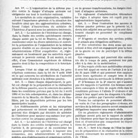 4435 - Page 5122 - Défense passive. Loi du 8 avril 1935, relative à l’organisation des mesures de protection et de sauvegarde de la population civile