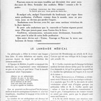 0014 - Page 13 - Propos du jour. Nos souhaits / Le langage médical [J. Noir]