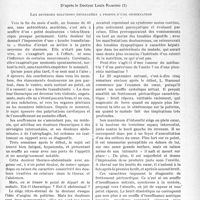 0026 - Page 25 - Partie scientifique. Travaux originaux. La clinique au goût du jour. L’énigme posée par un syndrome douloureux thoraco-abdominal avec angoisse, D’après le Docteur Louis Ramond