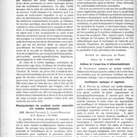 0031 - Page 30 - Partie scientifique. L'actualité scientifique. Les Sociétés Savantes. Paris. Société médicale des hôpitaux de Paris. Un cas de colite rhumatismale, (29-5-1936) / Physiopathologie des accidents mortels consécutifs aux embolies pulmonaires, (5-6-1936) / Société de médecine de Paris, Séance du 9 octobre 1936. Anthrax de l’avant-bras et hémocrinothérapie / Insuffisance cardiaque et vagotonie