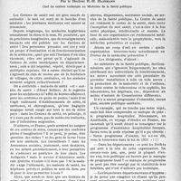 0040 - Page 39 - Partie professionnelle, Hygiène, Assistance, Mutualité, Intérêts corporatifs, Variétés. L’actualité professionnelle. Les centres de santé. Conférence faite au XXIIIe Congrès d’Hygiène