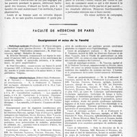 0048 - Page 47 - Partie professionnelle, Hygiène, Assistance, Mutualité, Intérêts corporatifs, Variétés. L’actualité professionnelle. Bibliographie. Simple comparaison / Faculté de médecine de Paris. Enseignement et actes de la Faculté