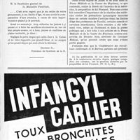 0058 - Page LV-37 - Correspondance. Conseil d'un vieux praticien à ses jeunes confrères / Questions diverses. A propos de la proposition de loi Pomaret. La réaction de M. Pomaret