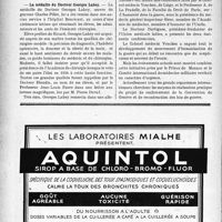 0067 - Page 66-VIII - Dernières nouvelles. Cours de radiologie clinique / La médaille du Docteur Georges Labey / L’humanité dans la guerre