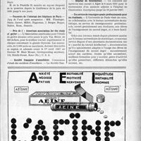 0068 - Page IX-67 - Dernières nouvelles. L’humanité dans la guerre / Concours de l’internat des hôpitaux de Paris / Prix de F « American association for the study of goiter / Société Française d’anesthésie / Hôpital de Constantine / Un service de renseignements professionnels pour les étudiants