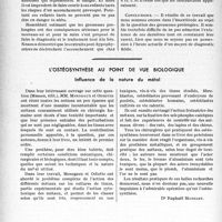0083 - Page 82 - Partie scientifique. Travaux originaux. Les grossesses prolongées, Par Mlle le Docteur M. Tisserand / L’ostéosynthèse au point de vue biologique. Influence de la nature du métal [Dr Raphaël Massart]