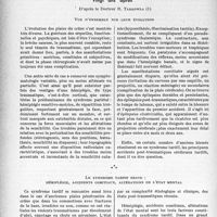 0087 - Page 86 - Partie scientifique. Travaux originaux. La clinique au goût du jour. Les séquelles nerveuses des blessés du crâne (1914-1918). Vingt ans après, le Docteur R. Targowla. Vue d’ensemble sur leur évolution / Le syndrome tardif grave : hémiplégie, accidents comitiaux, altérations de l’état mental