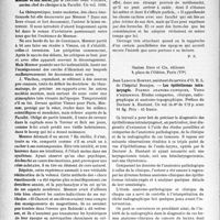 0097 - Page 96 - Partie scientifique. L'actualité scientifique. Les Livres. Mesmer et son secret, par le Docteur Jean Vinchon, Amédée Legrand, éditeur / Les épithéliomas intralaryngés, par Jean Leroux-Robert, Gaston Doin et Cie, éditeurs, Paris