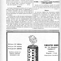 0129 - Page 128-LXVI - Correspondance. Assurances sociales. Immatriculation des femmes de ménage / Demande de renseignements à l'assuré social sur sa maladie / L’assurance sociale facultative a été supprimée