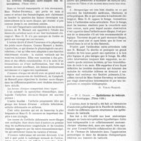 0162 - Page 161 - Partie scientifique. L’actualité scientifique. Les Thèses. Les arthrites chroniques sacro-iliaques non tuberculeuses, par Dr Marie Thérèse Graber-Duvernay (Thèses 1936) / Epithéliomas du testicule, par Dr J. Oudin (Thèses 1936) / Contribution à l’étude de la tuberculose primitive du corps de l’utérus, par Dr P. Roquefeuil (Thèses 1936)