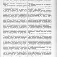 0174 - Page 173 - Partie professionnelle, Hygiène, Assistance, Mutualité, Intérêts corporatifs, Variétés. L’actualité professionnelle. Jurisprudence fiscale en matière d’impôt sur les bénéfices non-commerciaux
