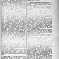 0184 - Page 183 - Partie professionnelle, Hygiène, Assistance, Mutualité, Intérêts corporatifs, Variétés. Faculté de médecine de Paris. Enseignement et actes de la Faculté