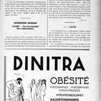 0188 - Page LVII-187 - Correspondance. Accidents et maladies professionnelles. Fixation de la date de consolidation / Assurances sociales. Sur la propriété des ordonnances