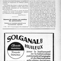 0206 - Page XI-205 - A Travers l’officiel. Circulaire relative à la prophylaxie de l’influenza / Réponses des ministres aux questions des parlementaires. Prestations de l’assurance-maternité en cas d’accouchements rapprochés