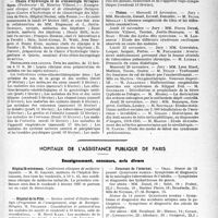 0304 - Page 303 - Partie professionnelle. Faculté de médecine de Paris. Enseignement et actes de la Faculté / Hôpitaux de l’assistance publique de Paris. Enseignement, concours, avis divers