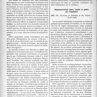 0363 - Page 362 - Partie scientifique. L'actualité Scientifique. Les Sociétés Savantes. Paris. Société médicale des hôpitaux de Paris. Endocardite maligne à staphylocoques, (9-10-1936) / Staphylococcémie grave, traitée et guérie par l’anatoxine, (16-10-1936)