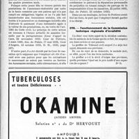 0398 - Page LXIII-397 - Correspondance. Assurances sociales. Responsabilité du patron à l’égard d’une domestique qui n’a pas été immatriculée aux Assurances sociales / Fonctionnement de la Commission technique régionale d’invalidité