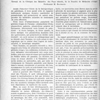 0417 - Page 416 - Partie scientifique. Travaux originaux. Le traitement curatif du paludisme aigu, Par MM. E. Hadida, F. -G. Marill