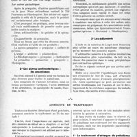 0423 - Page 422 - Partie scientifique. Travaux originaux. Les armes thérapeutiques. Les antimalariques de premier plan / Les autres antimalariques : fies arsenicaux / Conduite du traitement. Les adjuvants / Le traitement d'attaque du paludisme de primo-infection et de l’accès palustre