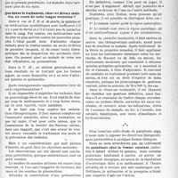 0426 - Page 425 - Partie scientifique. Travaux originaux. Conduite du traitement. Le traitement ultérieur. Évolution de la quarte / Évolution de la tierce maligne / Que donne le tr3. item. ent, chez ces divers malades, au cours de cette longue évolution ?