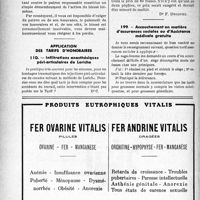 0449 - Page 450-XXXVI - Correspondance. Accidents du travail. Accident survenu à un bûcheron / Application des tarifs d’honoraires. Infiltrations anesthésiques péri-articulaires de Leriche / Accouchement en matière d'assurances sociales ou d’Assistance médicale gratuite