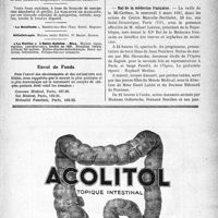 0460 - Page VII-461 - Renseignements / Dernières Nouvelles. Académie de médecine / Bal de la médecine Française