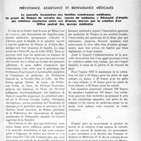 0468 - Page 469 - Propos du jour. Prévoyance, assistance et bienfaisance médicales. La nouvelle Association des familles nombreuses médicales. Un projet de Maison de retraite des veuves de médecins. — Nécessité d’établir des relations constantes entre nos diverses œuvres par la création d'un Office central des œuvres médicales [J. Noir]