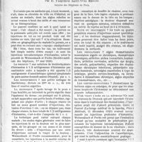 0482 - Page 483 - Partie scientifique. Travaux originaux. Clinique médicale des enfants, (Hôpital des Enfants-Malades), Leçon du samedi 13 juin 1936, Professeur Nobécourt. L’histamine intradermique. Traitement des algies, Par R. Fasquelle Saint-Yves Ménard