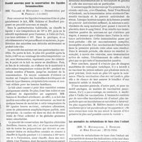 0488 - Page 489 - Partie scientifique. L'Actualité scientifique. Les Sociétés Savantes. Paris. Académie de médecine. Procédé nouveau pour la conservation des liquides fermentescibles, (5-1-1937) / La vaccination jennérienne chez les enfants au-dessous de trois mois, (22-12-1936) / Les anomalies du métabolisme de base chez l’enfant, (22-12-1936)