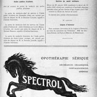 0512 - Page LV-513 - A travers l’officiel. Asiles publics d’aliénés / Assurances sociales / Service de santé militaire / Légion d’honneur