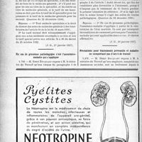 0515 - Page 516-LVIII - A travers l’officiel. Réponses des ministres aux questions des parlementaires. Les spécialistes peuvent donner des soins de médecine générale aux pensionnés de guerre / En cas de grossesse pathologique c’est l’assurance- maladie qui s’applique / Prestations pour traitements préventifs et maladies ne comportant pas d’arrêt de travail