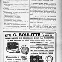 0528 - Page VII-529 - Dernières nouvelles. La Maison du Médecin / Prix de l’Académie de chirurgie / Plombières-les-Bains / Les Journées médicales de la Faculté libre de médecine de Lille / UMFIA ou Union médicale latine