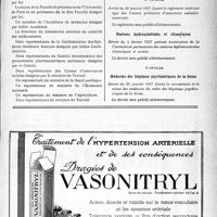 0532 - Page XI-533 - A travers l’officiel. Assurances sociales / Stations hydrominérales et climatiques / Médecins des hôpitaux psychiatriques de la Seine