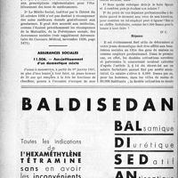 0593 - Page 594-LXVIII - Correspondance. Questions médico-militaires. Soins aux gendarmes / Assurances sociales. Assujettissement d’un domestique mixte