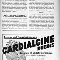 0596 - Page LXXI-597 - Correspondance. Assurances sociales. 1° Montant de la pension d’invalidité ; 2° Radiation des assurances sociales / L’acte global KX comporte les soins consécutifs pendant vingt jours