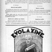 0607 - Page 608-X - A travers l’officiel. Assistance médicale gratuite / Service de santé militaire / Exercice de la médecine aux Colonies / Médecine coloniale / Sanatoriums publics