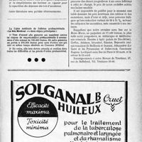 0608 - Page XI-609 - A travers l’officiel. Sanatoriums publics / Assistance sociale / Une baisse de prix sur notre croisière médicale de pâques