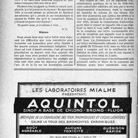 0655 - Page 656-LIV - Correspondance. Assurances sociales. Paiement des honoraires pour soins aux assurés sociaux notoirement indigents