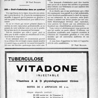 0660 - Page LIX-661 - Correspondance. Questions diverses. Estimation de la valeur d’un cabinet médical / Droit d’admission dans un syndicat