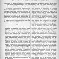 0725 - Page 726 - Partie professionnelle, Hygiène, Assistance, Mutualité, Intérêts corporatifs, Variétés. Bulletin de l’Actualité. Responsabilité professionnelle. Perversité — Trois internements — Homicide — Responsabilité, par R. Benon