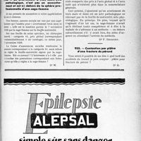0746 - Page LXV-747 - Correspondance. Application des tarifs d’honoraires. Un avortement à trois mois, acte pathologique, n’est pas un accouchement et est en dehors de la sphère professionnelle d’une sage-femme / Contention par plâtre d’une fracture du péroné